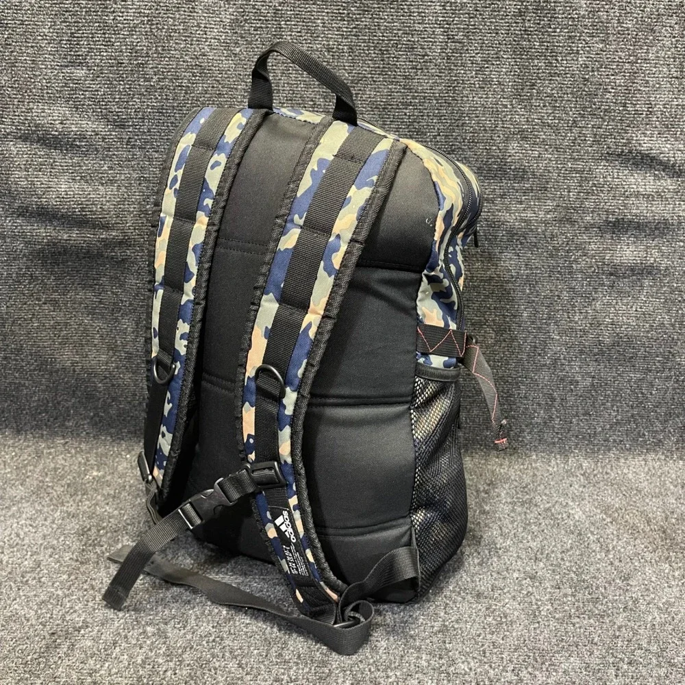 adidas 980592-0 Camo Navy Green School Travel Laptop Bag 24L Energy Backpack